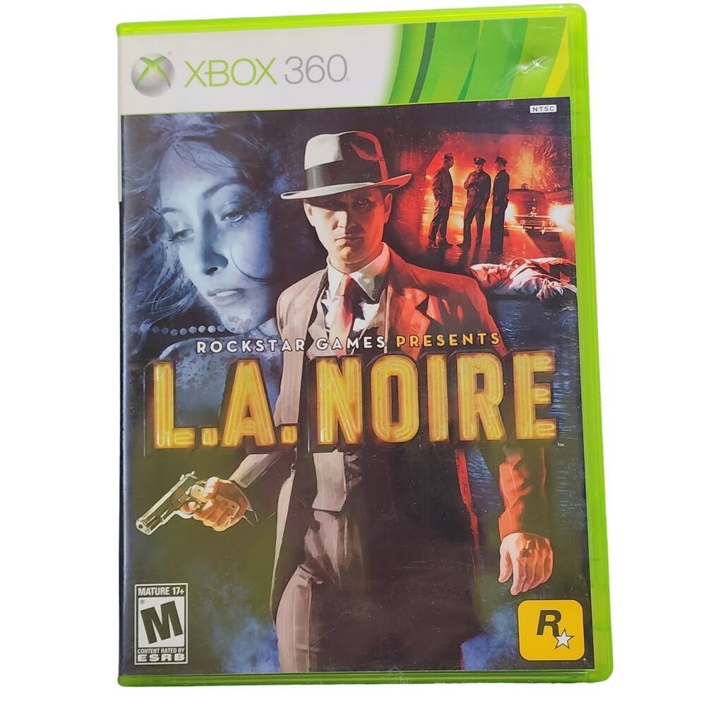 LA Noire (Microsoft Xbox 360, 2011) 3-Disc Complete Game-ROCKSTAR Games Untested